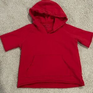 Frank & Eileen Vibrant Red Mel Hoodie